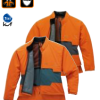 Casaco Anticorte ADVANCE antracite/laranja Tam. S