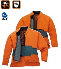 Casaco Anticorte ADVANCE antracite/laranja Tam. XXL